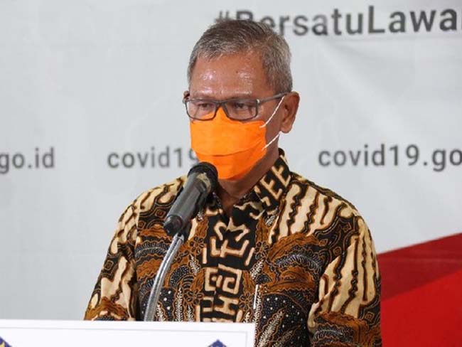 Juru bicara pemerintah terkait penanganan wabah virus Corona, Achmad Yurianto,
