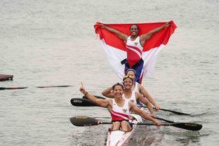 Atlet dayung putri Riau yang berprestasi di SEA Games ke-31 2021 Vietnam beberapa waktu lalu.