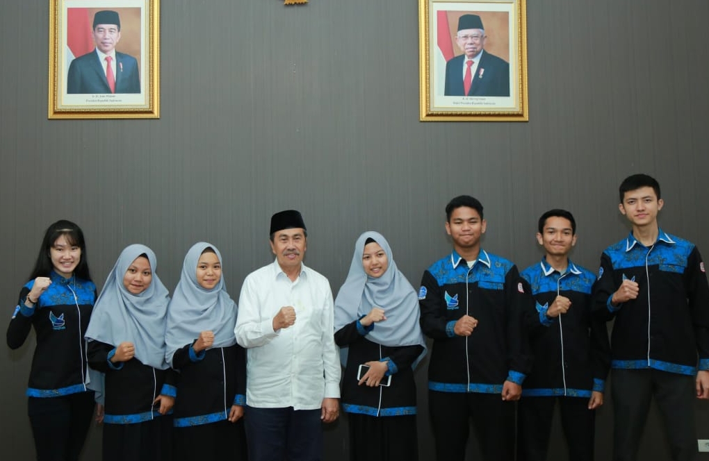 Gubri menjamu tim Hang Tuah SMKN 1 Pekanbaru.