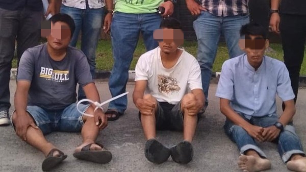 Pihak Polresta Padang tangkap tiga pelaku diduga lakukan pencabulan (foto/int)