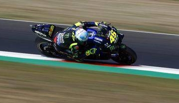 Pembalap Monster Yamaha Valentino Rossi gagal finis di tiga seri MotoGP.