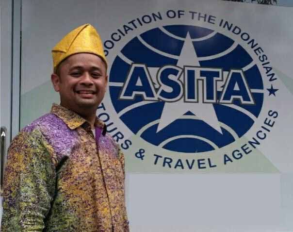 Ketua DPD Association of The Indonesian Tours and Travel Agencies (ASITA) Provinsi Riau, Dede Firmansyah (foto/int)