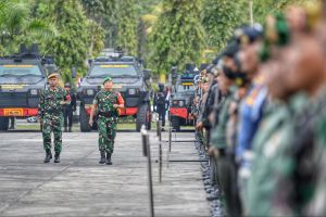Ribuan personel aparat di Riau siap amankan kunjungan Presiden Jokowi (foto/int)