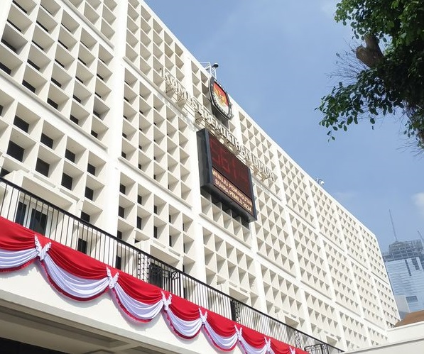 Gedung Komisi Pemilihan Umum (KPU).