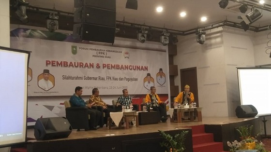 Dialog Gubri Syamsuar dengan Forum Pembauran Kebangsaan (FPK) Provinsi Riau.