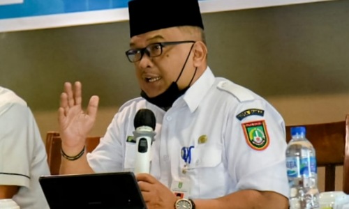 Kepala Diskominfotiksan Kota Dumai, H Khairil Adli.(foto: bambang/halloriau.com)