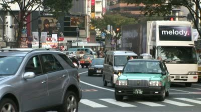 Pengendara mobil di Jepang.