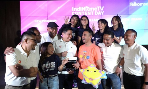 IndiHome TV berkolaborasi bersama Taulany TV, Rans Entertainment, Pekan Gembira Ria, dan Indonesia Comic Con x DGCON 2023.(foto:istimewa)