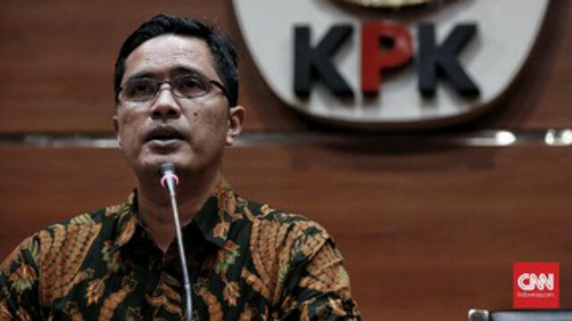 Juru bicara KPK Febry Diansyah. Foto : CNN Indonesia