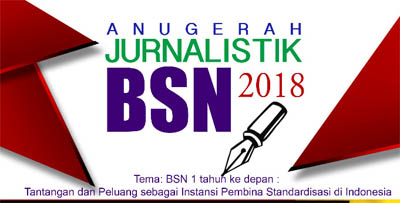 BSN gelar Anugerah Jurnalistik 2018.