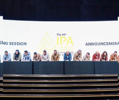 PGN menandatangani sejumlah PJBG serta nota kesepahaman kerja sama strategis dalam ajang PA Convex 2025, yang digelar di ICE BSD, Tangerang, Selasa (20/5/2025)..