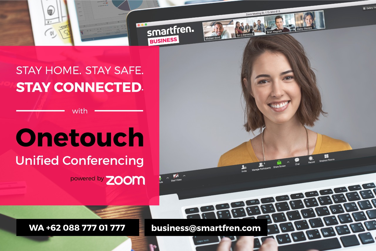 Smartfren luncurkan OneTouch Unified Conferencing.