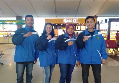 Empat atlet Kabupaten Bengkalis yang akan mewakili Riau di Sulawesi Barat.
