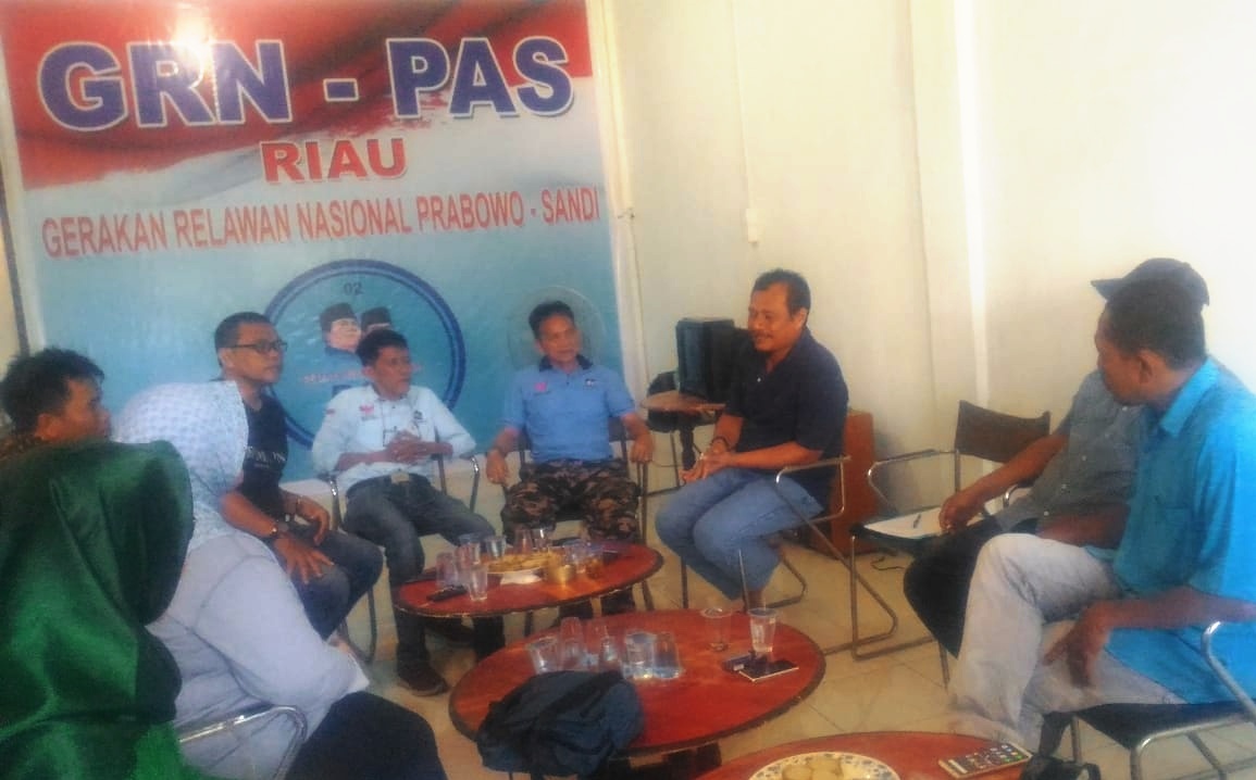 Rapat kerja Pengurus DPW GRN PAS Riau, di "Rumah" GRN PAS Riau Jalan Lobak No 106, Pekanbaru, Riau.