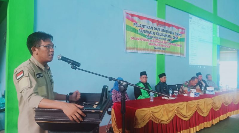 M Hary Rubianto Koordinator Divisi Penanganan Pelanggaran Bawaslu Bengkalis