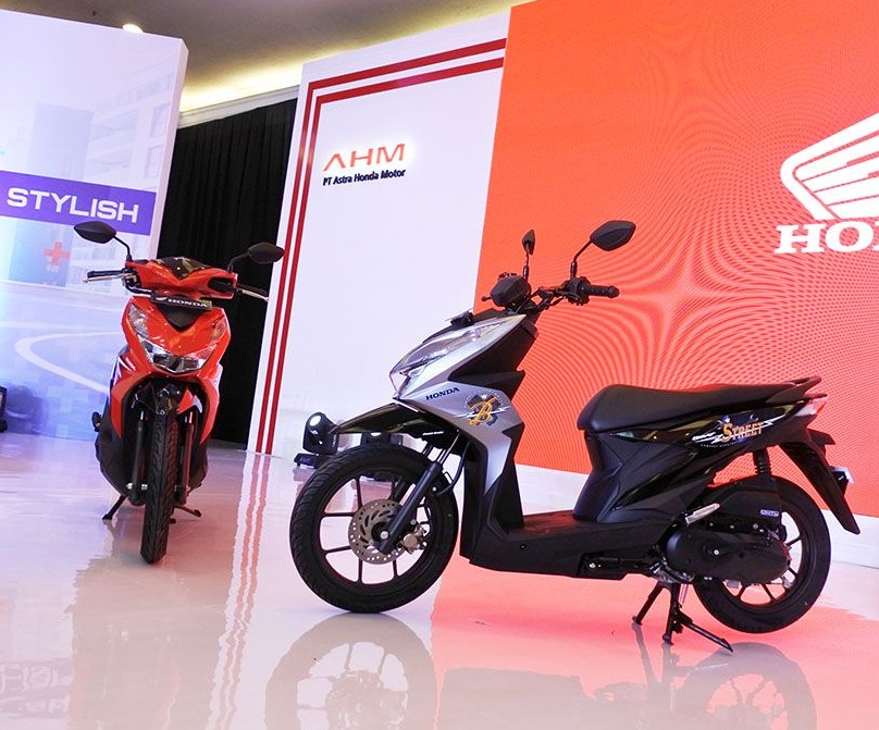 All New Honda BeAT dan All New Honda BeAT Street.