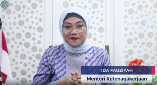 Menteri Ketenagakerjaan Ida Fauziyah. 