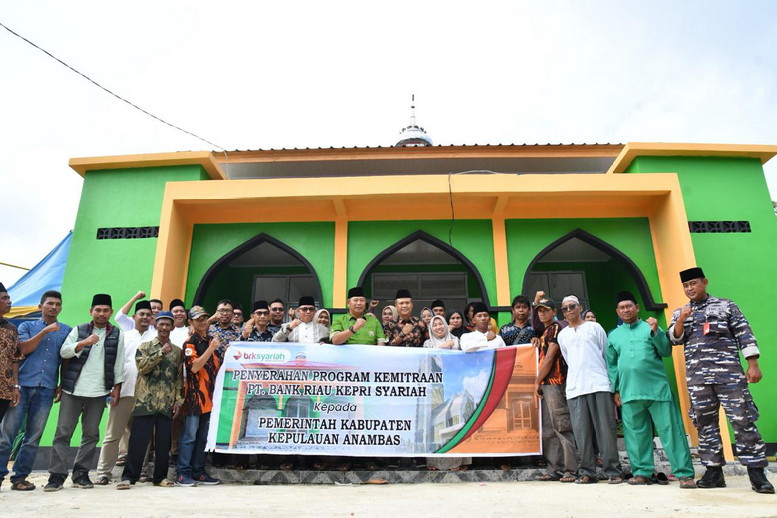 Musala Annur program CSR dari BRK Syariah, telah bisa dimanfaatkan masyarakat Dusun Sekubit, Desa Payamaram (foto/ist)