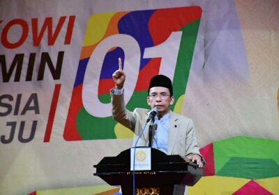 Tuan Guru Bajang menghadiri Deklarasi TKD Jokowi - Ma