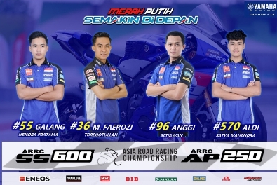 YIMM menyambut dengan optimisme tinggi digelarnya kompetisi Asia Road Racing Championship 2022.