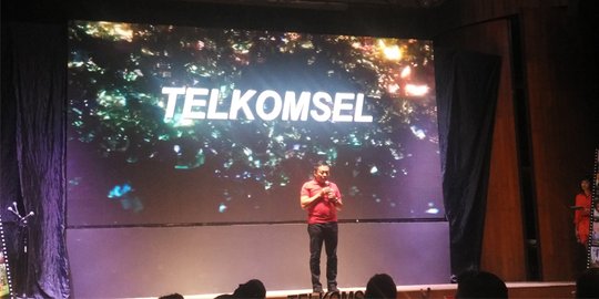 Direktur Utama Telkomsel Ririek Adriansyah 