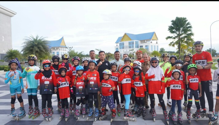 Para atlet Porserosi Pekanbaru yang akan berlaga di Pariaman.(foto: mimi/halloriau.com)