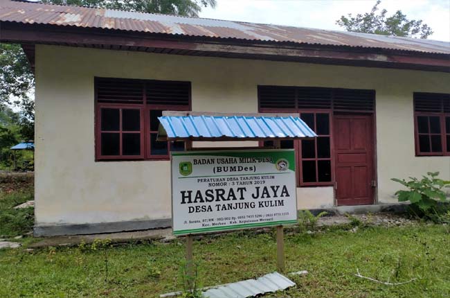 Kantor BumDes Hasrat Jaya Desa Tanjung Kulim, Kecamatan Merbau, Kepulauan Meranti