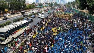 Demo tolak BBM berlanjut di Jakarta (foto/int)