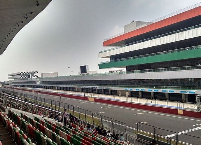 Foto Buddh International Circuit, jadi lokasi ajang balap MotoGP India.