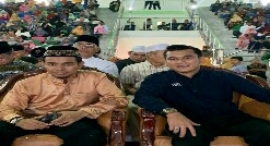 Tokoh muda Riau dr Maliki hadiri halal bihalal Pemkab Rohil dan IKMR Pekanbaru.