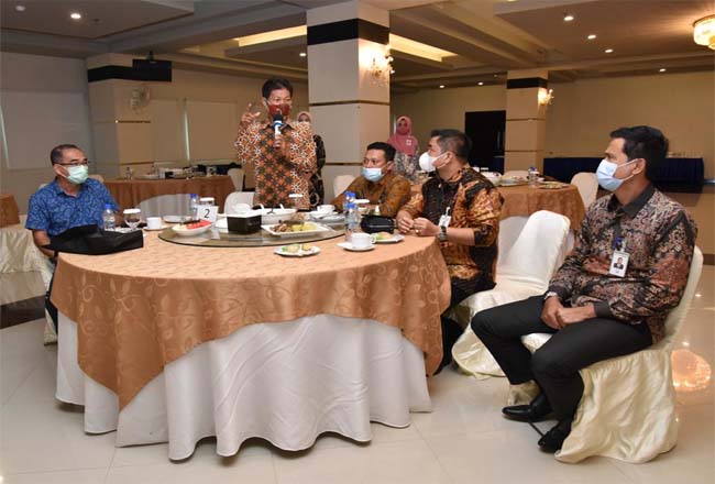 Sosialisasi dan Edukasi Bank Riau Kepri kepada nasabah, bertempat di Hotel CK Tanjungpinang, Rabu, (24/3/2021).