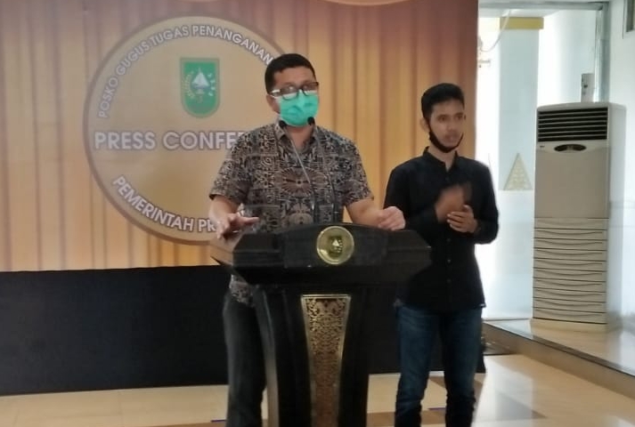 Juru Bicara (Jubir) Satgas Covid-19 Riau, dr Indra Yovi