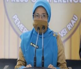Kepala Dinas Kesehatan (Kadiskes) Riau, Mimi Yuliani Nazir.
