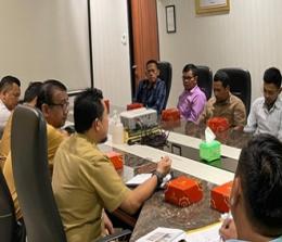 Dinas PUPRPKPP Riau dan kontraktor Masjid Annur gelar pertemuan (foto/ist)