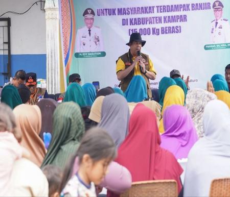 Gubernur Riau (Gubri) Brigjen TNI (Purn) Edy Natar Nasution. 