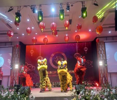 Perayaan Cap Go Meh Bersama yang dilaksanakan di Ballroom Lancang Kuning Hotel Furaya (foto/Mg2)