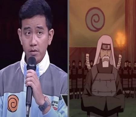 Naruto viral gegara Gibran Rakabuming Raka pakai jaket Klan Uzumaki (foto/int)
