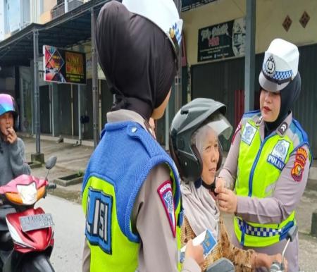 Satlantas) Polres Indragiri Hilir (Inhil) melaksanakan kegiatan Dikmas Lantas Kampanye Riau Tertib Keselamatan