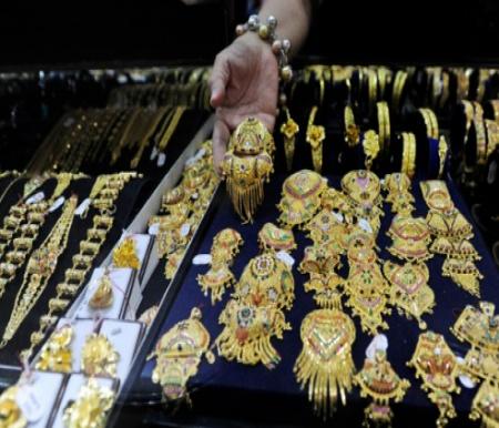 Pedagang emas gram dan perhiasan.(ilustrasi/int)