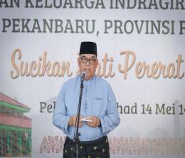 Wagubri Edy Natar hadiri Halalbihalal IKA Inhu di Pekanbaru (foto/int)
