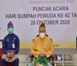 Gubernur Riau Syamsuar peringati Hari Sumpah Pemuda.(foto: int)
