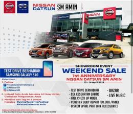 Showroom event di Nissan Datsun SM Amin Pekanbaru