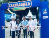 Pengguntingan pita dibukanya Carvaganza AC Pekanbaru.