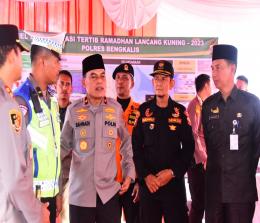 Kunjungan Wakapolda Riau, Brigjen Kasihan Rahmadi Kunker Ops Tertib Ramadan Lancang Kuning 2023 di Duri, Bengkalis (foto/zul)