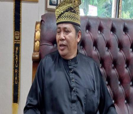 Ketum DPA LAMR versi Mubes Dumai, Tan Seri Syahril Abubakar.(foto: mg1/halloriau.com)