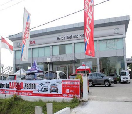 Honda Soekarno Hatta Pekanbaru berikan program Makin Gembira Jika Ada Honda (MERIAH) (foto/ist)