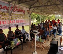 Sosialisasi terpadu Padiatapa dan pelatihan Dalkarhutla dari PT BDB di Kecamatan Bonai Darussalam (foto/ist)