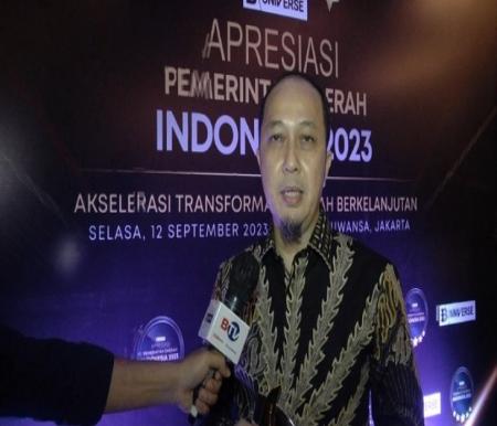Direktur PT Bumi Siak Pusako, Iskandar bersyukur perusahaan didapuk sebagai Mitra Daerah Berkinerja Unggul pada ajang APDI 2023 (foto/ist)
