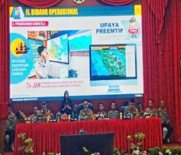 Kegiatan Pers Rilis Akhir Tahun 2022 Polda Riau.(foto: bayu/halloriau.com)