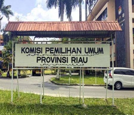Kantor KPU Riau.(foto: int)